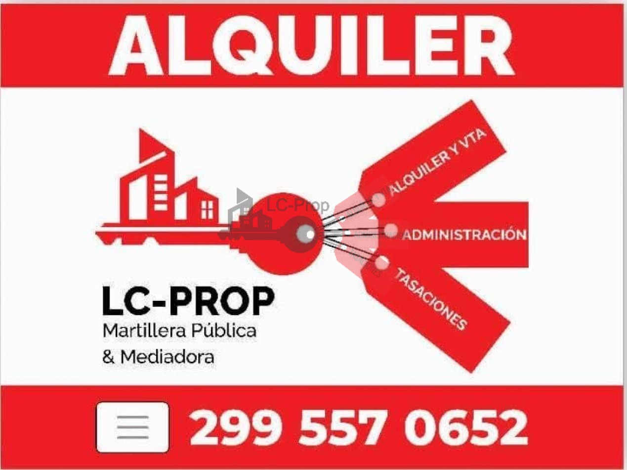 LC PROP ALQUILA- Neuquen Capital- Casa de 2 Dormitorios- Barrio Bouquet Roldan