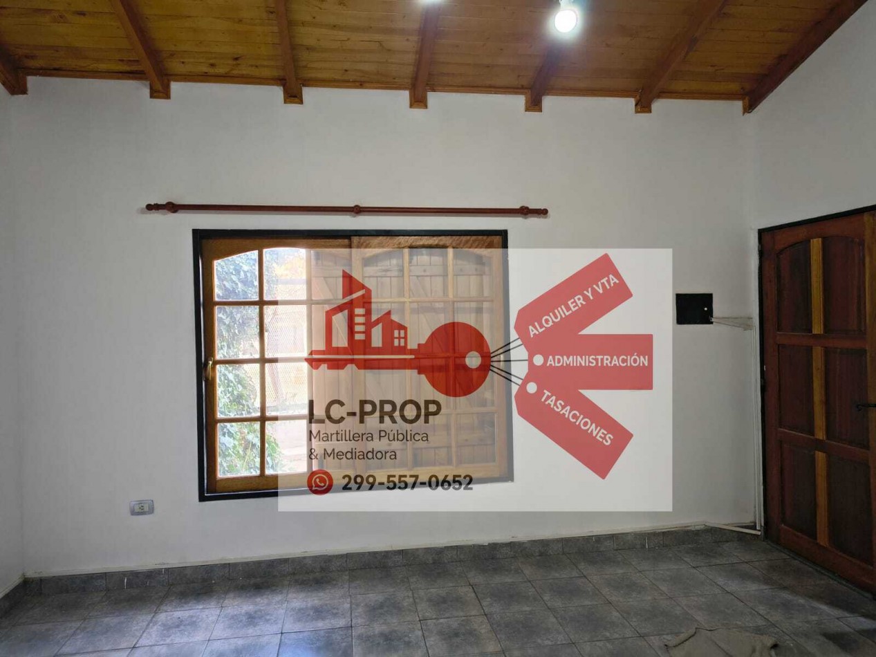 Lc Prop Alquila- Casa 2 Habitaciones- Barrio Pueblo Nuevo, Cutral Co