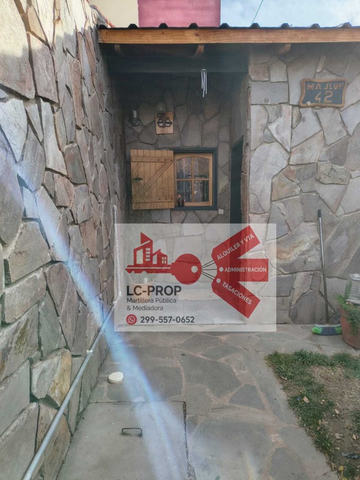 Lc Prop Alquila- Casa 2 Habitaciones- Barrio Pueblo Nuevo, Cutral Co