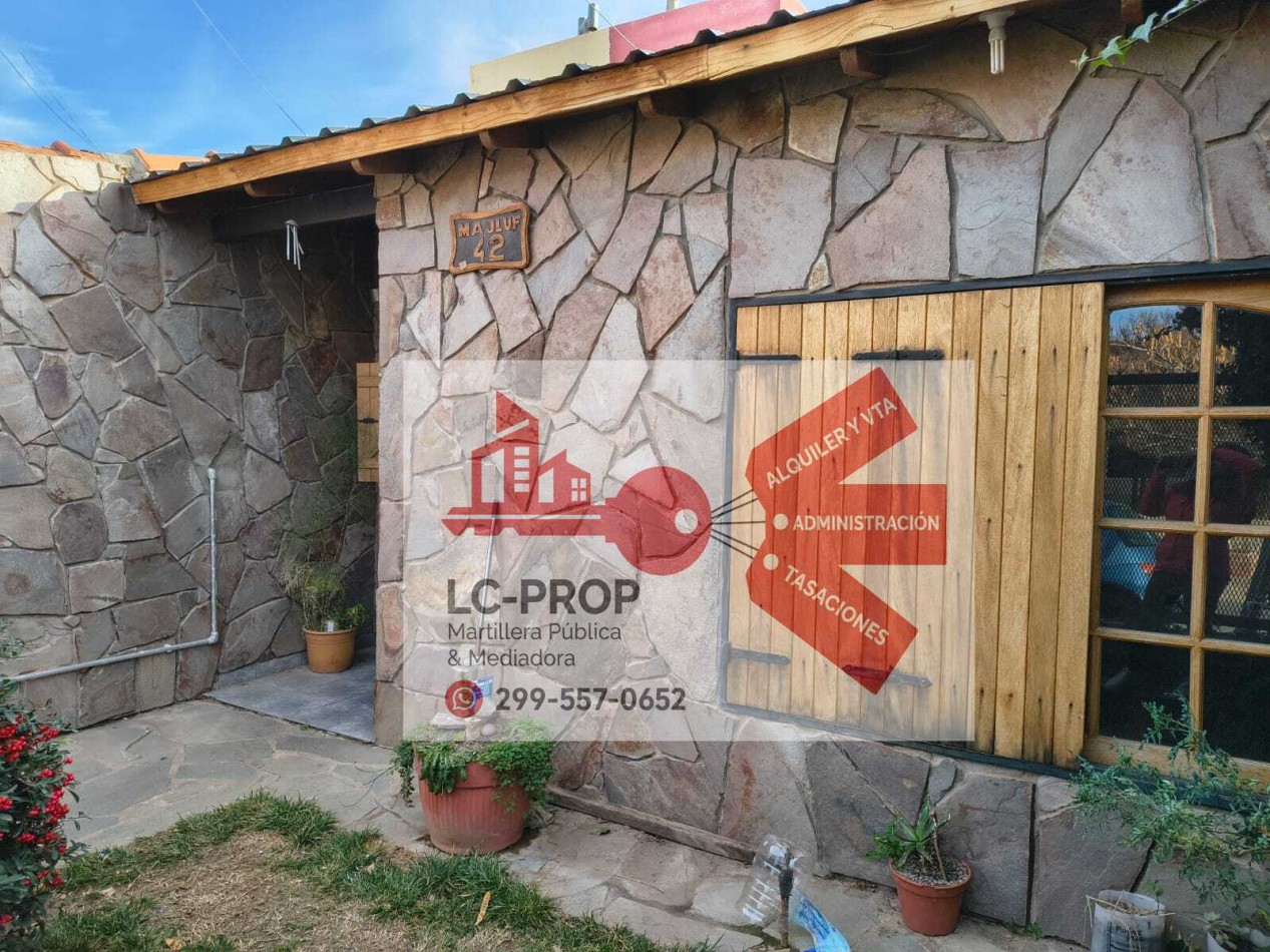 Lc Prop Alquila- Casa 2 Habitaciones- Barrio Pueblo Nuevo, Cutral Co