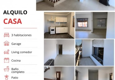 LC PROP ALQUILA- Casa 3 habitaciones- Cutral Co