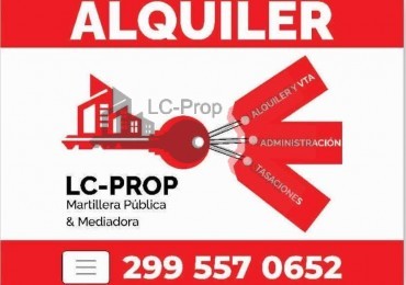 LC PROP ALQUILA- Neuquen Capital- Casa de 2 Dormitorios- Barrio Bouquet Roldan